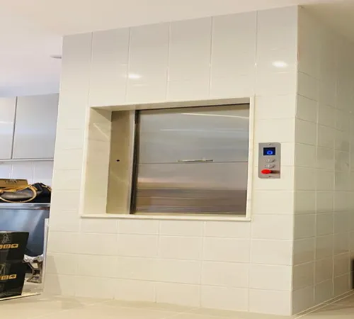 an elevator cabin