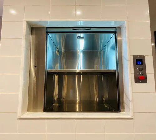 an elevator cabin